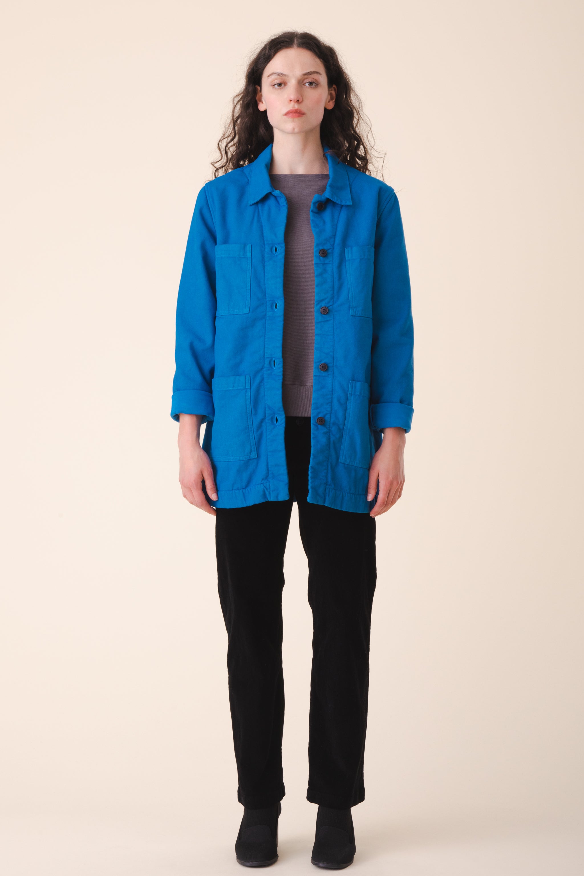 ジャケット・アウター jjjjound French Chore Jacket - Linen ZNAP12B1_6ff5a5fb-cb05-469e-
