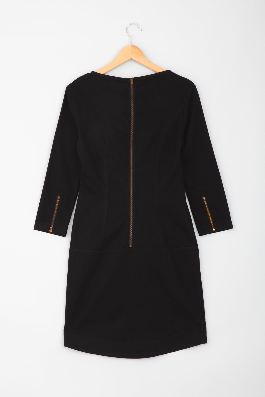 Denim Minimalist Dress in Black — Prairie Underground