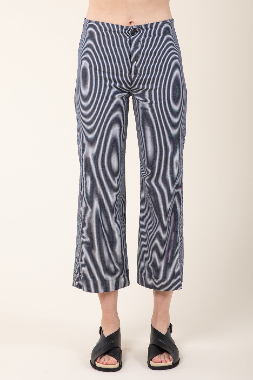 Stripe Knack Pant in Light Gray — Prairie Underground